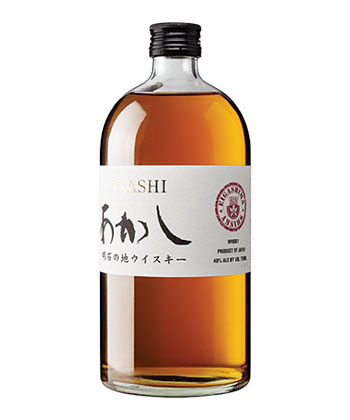 Eigashima Distillery Akashi Shuzo White Oak Blend is one of the most underrated whiskeys, according to bartenders.