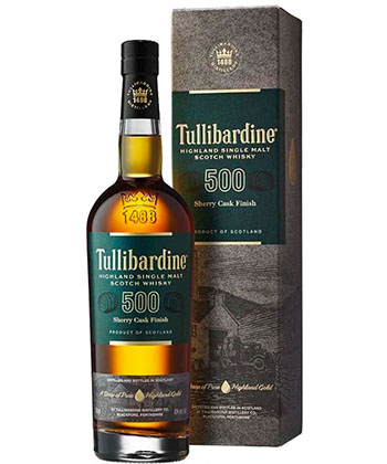 Tullibardine 500 Sherry Finish Scotch Whisky is one of the most underrated whiskeys, according to bartenders.