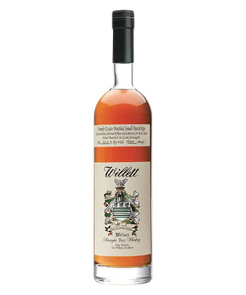 Willett Family Estate 4 Year Rye is one of the most underrated whiskeys, according to bartenders.