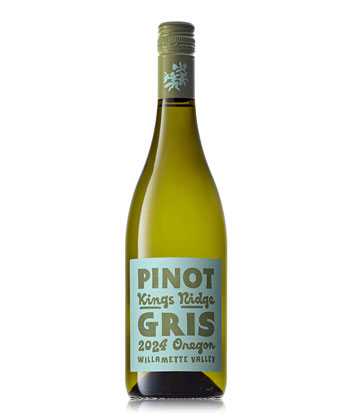 Kings Ridge Pinot Gris 2024 is one of the best Pinot Grigios under $25.