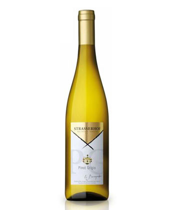 Strasserhof Pinot Grigio 2023 is one of the best Pinot Grigios under $25.
