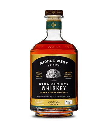 Middle West Dark Pumpernickel Straight Rye Whiskey is one of the most underrated whiskeys, according to bartenders.