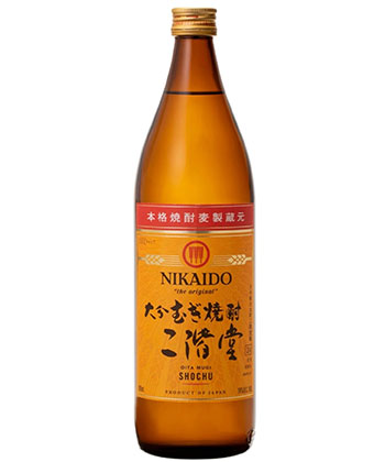 Nikaido Shochu is one of the best bottles under $30 for new home bartenders.