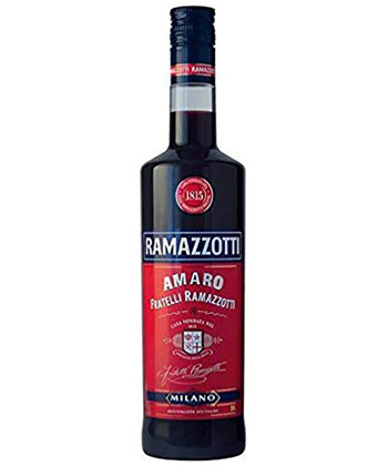 Ramazzotti Amaro is one of the best bottles under $30 for new home bartenders.