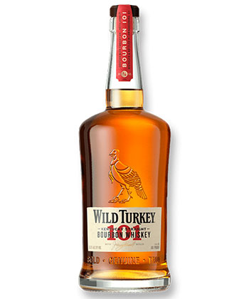 Wild Turkey 101 Proof Kentucky Straight Bourbon Whiskey is one of the best bourbons for Old Fashioneds.