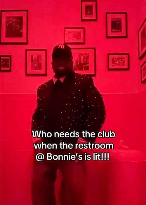 Bonnie’s has one of the best bar bathrooms in NYC.