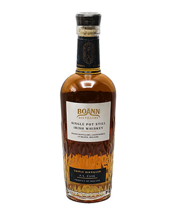 Boann Single Pot Still Irish Whiskey P.X. Cask is one of the best Irish whiskeys for 2026.