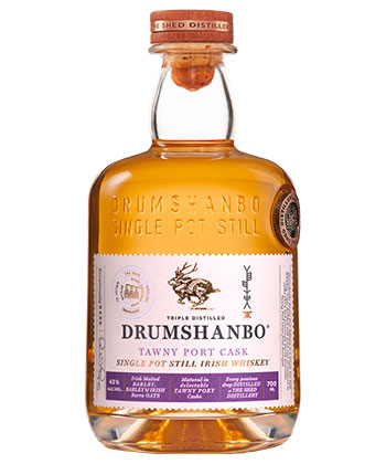 Drumshanbo Tawny Port Cask Single Pot Still Irish Whiskey is one of the best Irish whiskeys for 2026.