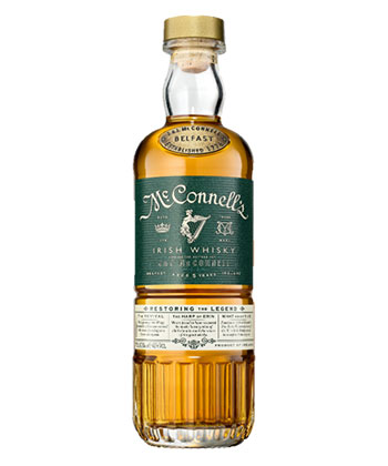 McConnell’s 5 Year Old Irish Whiskey is one of the best Irish whiskeys for 2026.