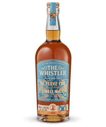 The Whistler P.X. I Love You Single Malt Irish Whiskey is one of the best Irish whiskeys for 2026.