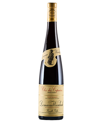 Domaine Weinbach Clos des Capucins Alsace Pinot Noir 2023 is one of the best Pinot Noirs from Alsace.