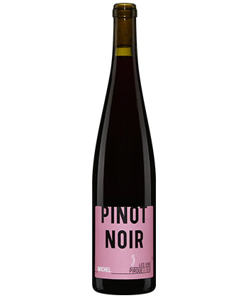 Les Vins Pirouettes Alsace Pinot Noir ‘Michel’ 2022 is one of the best Pinot Noirs from Alsace.