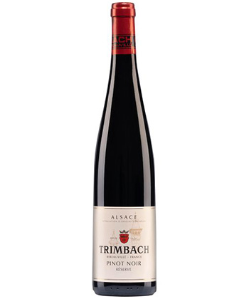 Trimbach Alsace Pinot Noir Réserve 2022 is one of the best Pinot Noirs from Alsace.