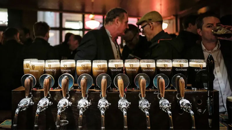 The Devonshire in London sells the most Guinness in the world.