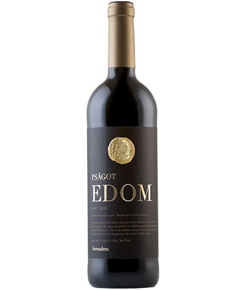 Psagot Winery’s Edom is a wine to drink during Passover.