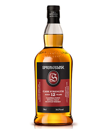 Springbank Cask Strength 12 Year is a Scotch worth the splurge, according to bartenders.