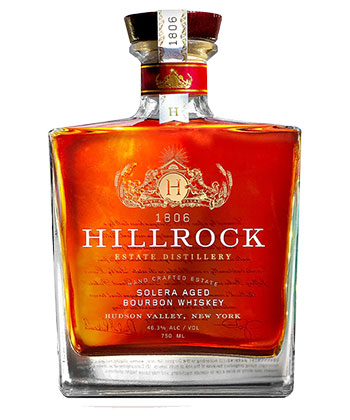 Hillrock Solera Aged Bourbon is one of the best new bourbons, according to bartenders.