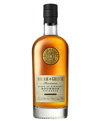 Milam & Greene Provisions Bourbon is one of the best new bourbons, according to bartenders.