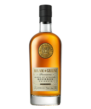Milam & Greene Provisions Bourbon is one of the best whiskeys for beginners, according to bartenders.