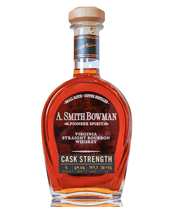 A. Smith Bowman Cask Strength Bourbon Batch 4 is one of the best high-ABV bourbons.