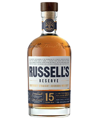 Russell's Reserve 15 Year Bourbon is one of the best high-ABV bourbons.
