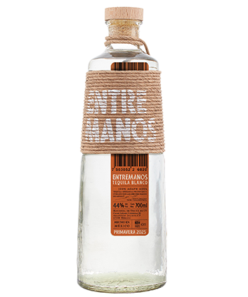 Entremanos Tequila Blanco ‘Primavera 2025’ is one of the best tequilas for 2026.