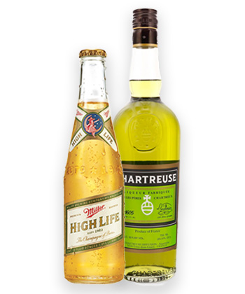 Miller High Life and Chartreuse is one of the best boilerplate combinations, according to bartenders.