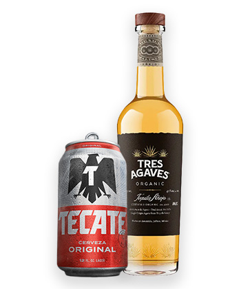 Tecate and tequila is one of the best boilermaker combinations.