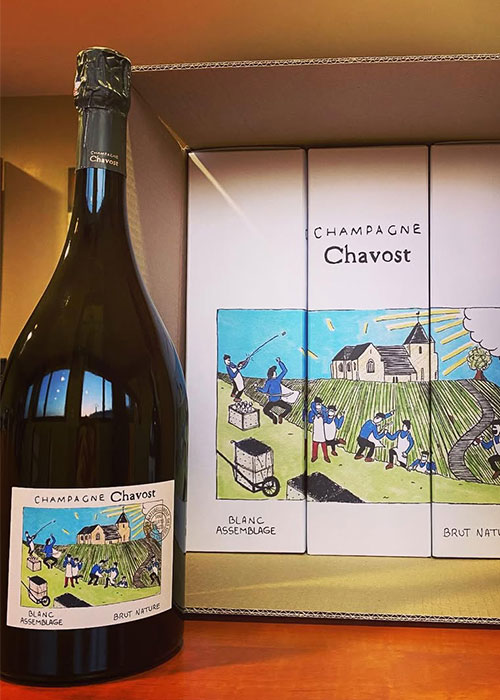 Champagne Chavost won over the young wine drinker.