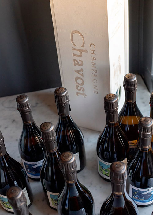 Champagne Chavost won over the young wine drinker.