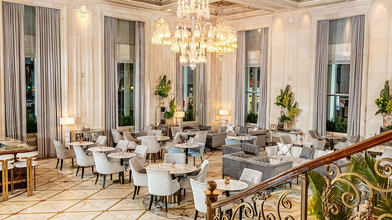 The Champagne Bar is one of the most iconic hotel bars in NYC.