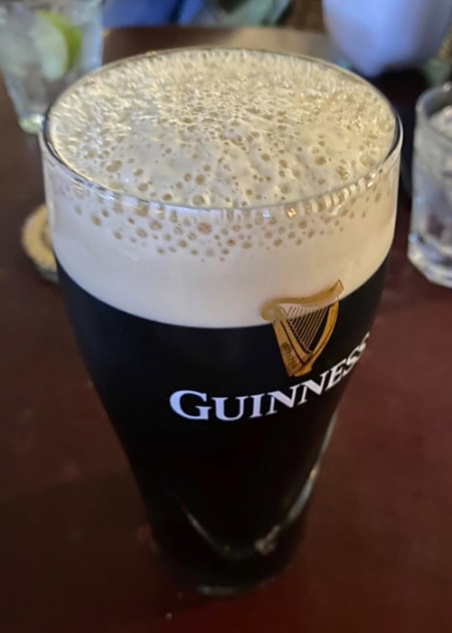 This is one of the worst Guinness pours we've ever seen.