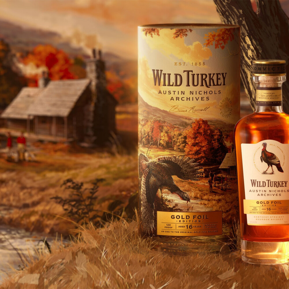 空瓶　Wild Turkey 1982 - Bourbon Old Year 12 Duplication' 'Beyond Turkey Wild アウトドアスペシャルセット 12年 ウイスキー