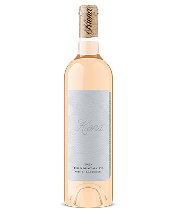 Kiona Vineyards Estate Bottled Red Mountain Rosé of Sangiovese 2025 is one of the best rosés for 2026.