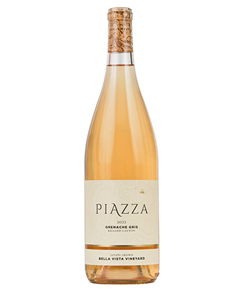 Piazza Family Wines Grenache Gris 2025 is one of the best rosés for 2026.
