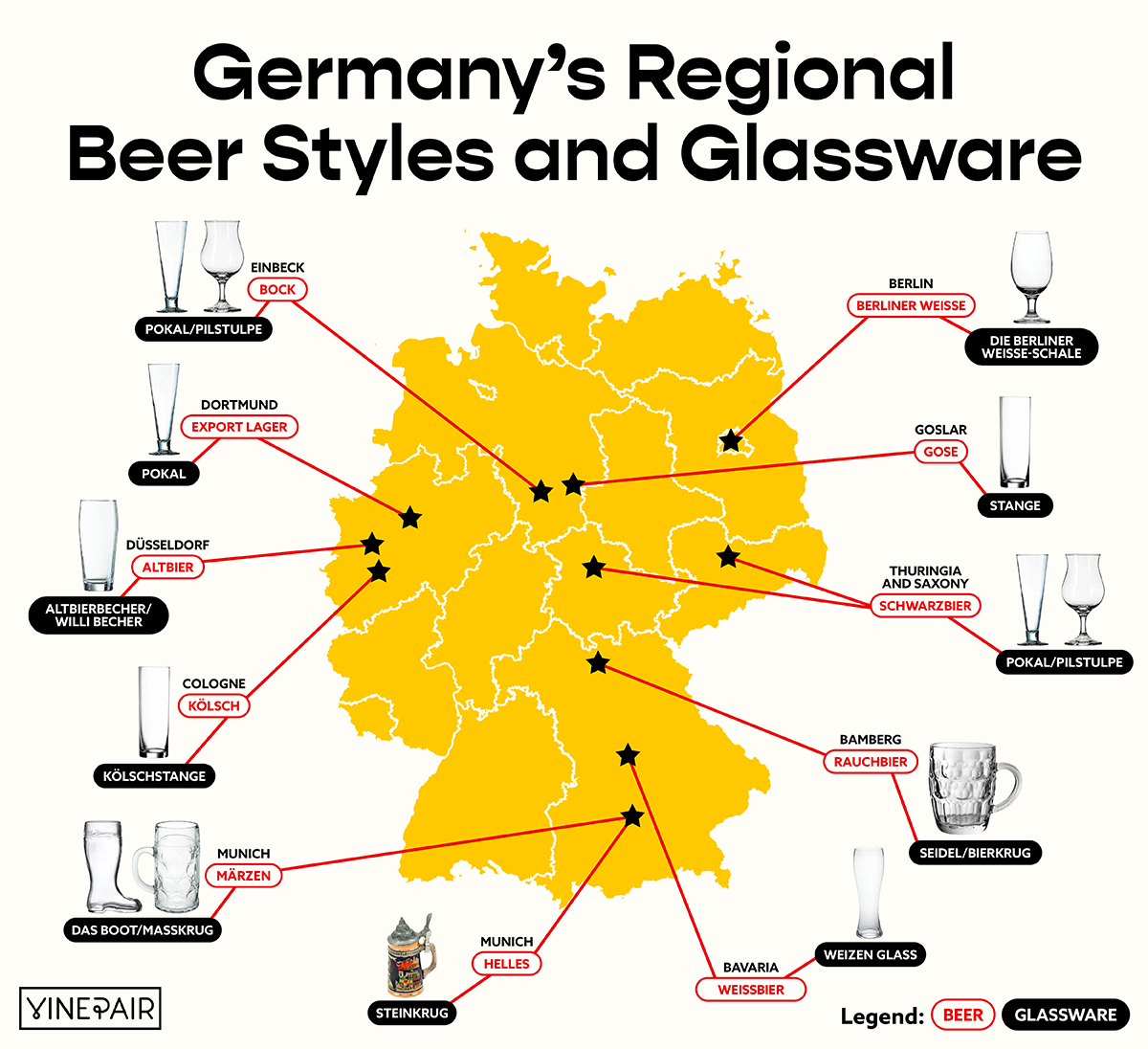 Germany’s Regional Beer Styles, Mapped | VinePair