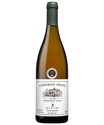Vazisubani Estate 3 Qvevri 2021 is one of the best wines from the country of Georgia.