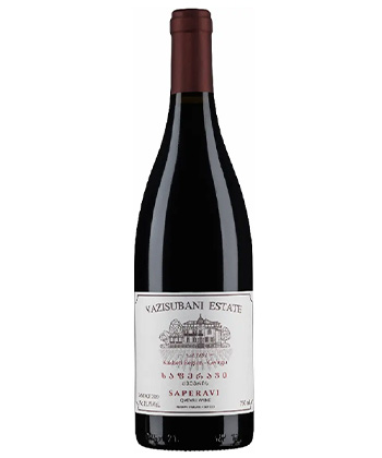 Vazisubani Estate Saperavi Qvevri 2023 is one of the best wines from the country of Georgia. 