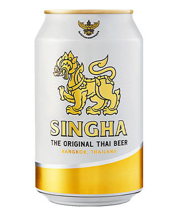 Singha Thai Lager is one of the best beers to bring to a summer BBQ, according to pitmasters.