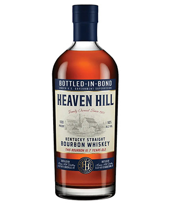 Heaven Hill 7-Year Bottled-in-Bond is one of the most underrated bourbons, according to bartenders.