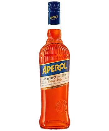 Aperol is an essential liqueur on cocktail menus.