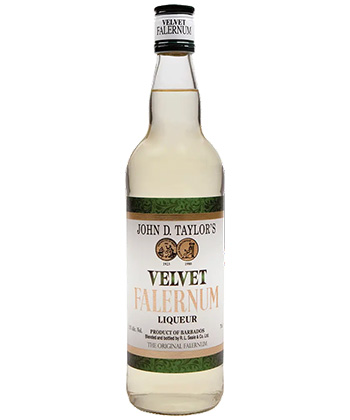 Velvet Falernum is a liqueur to know to understand a cocktail menu.
