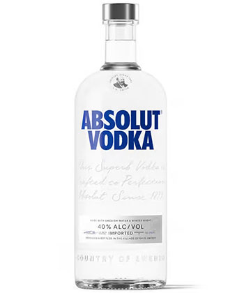 Absolut is one of the most popular vodka brands in the world for 2026.