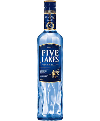 Five Lakes is one of the most popular vodka brands in the world for 2026.