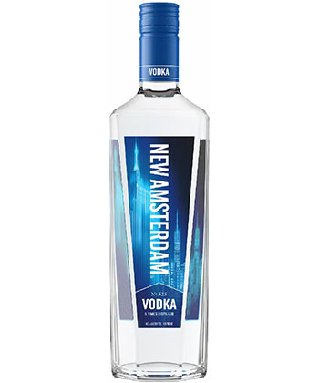 New Amsterdam Vodka is one of the most popular vodka brands in the world for 2026.