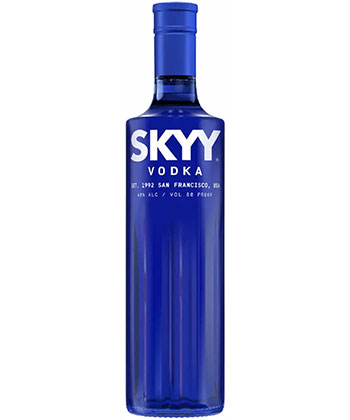 Skyy is one of he most popular vodka brands in the world for 2026.