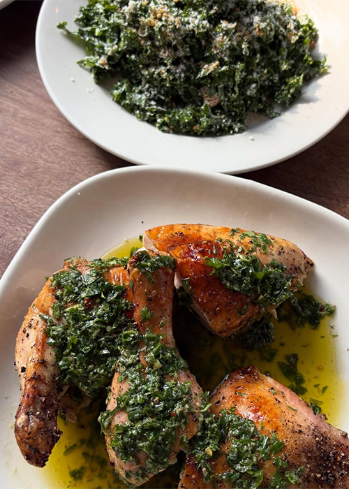 At Barbuto, pair the roast chicken with a Margarita.