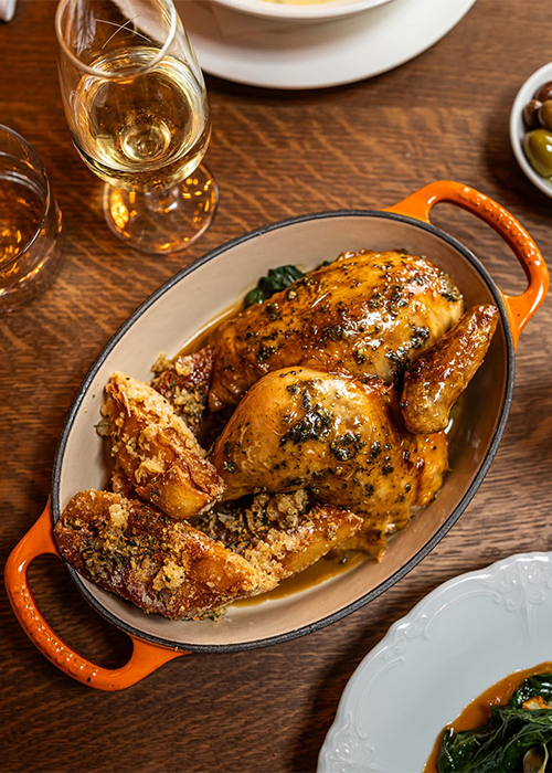 At Sailor, pair the roast chicken with a stellar cocktail.