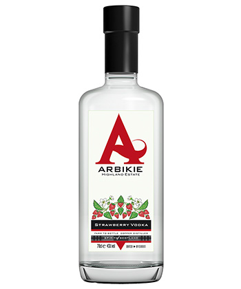 Arbikie Strawberry Vodka is one of the best vodkas for 2026.