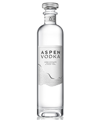 Aspen Vodka is one of the best vodkas for 2026.